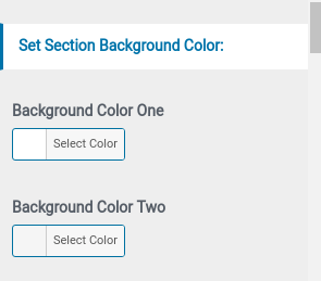 set pricing section