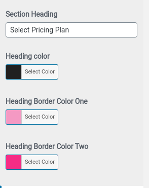 set pricing Section