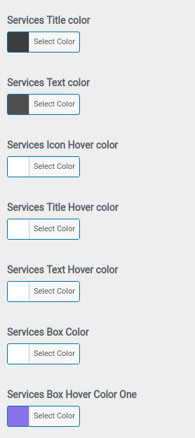 set services Section