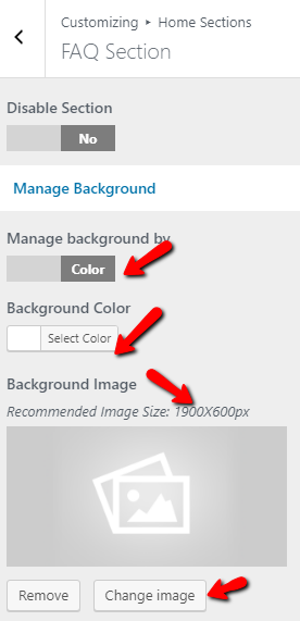 set Pricing section