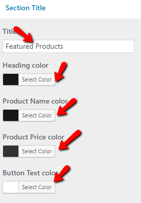 set Pricing section