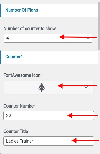 set contact section