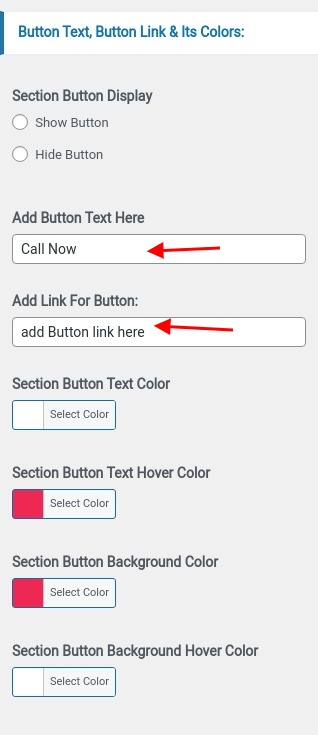 set contact section