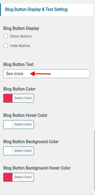 set Blog section