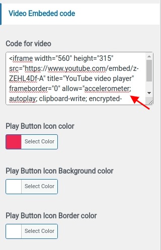 set contact section