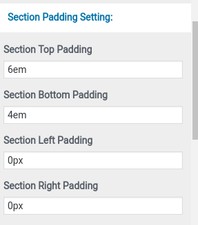 set footer Section