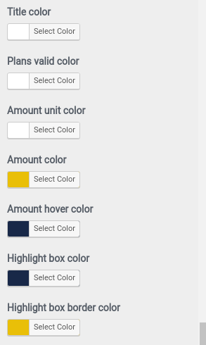 set pricing section