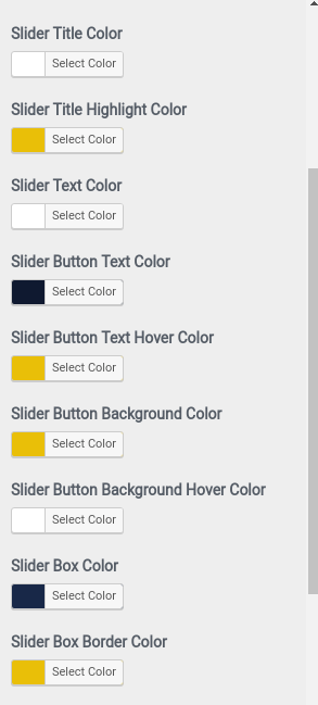 Create New Slider