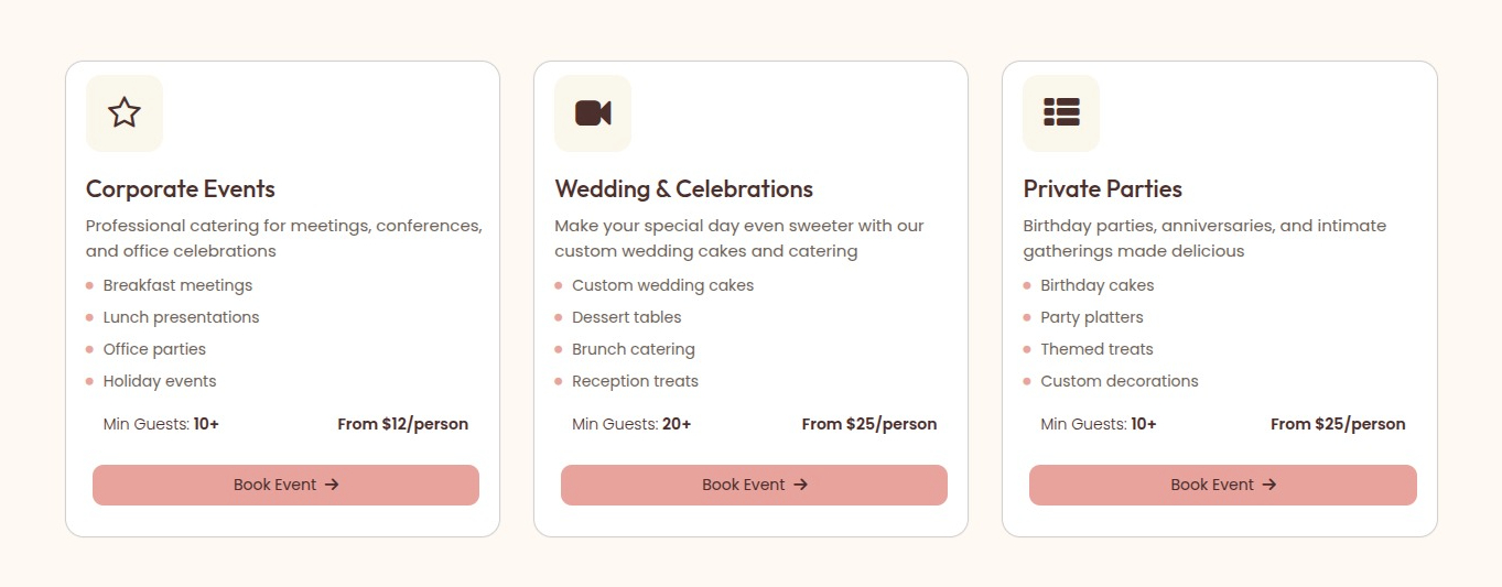 set Featured Page section