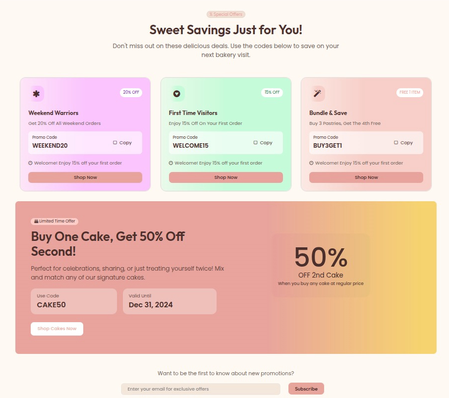 set Featured Page section