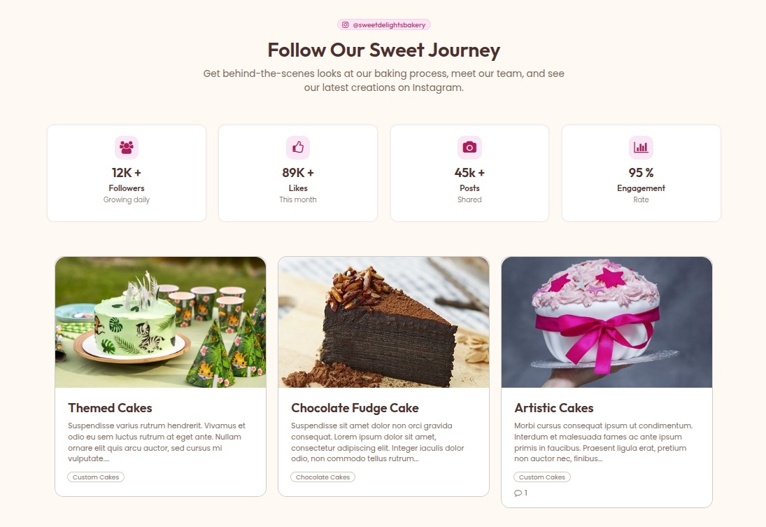 set Featured Page section