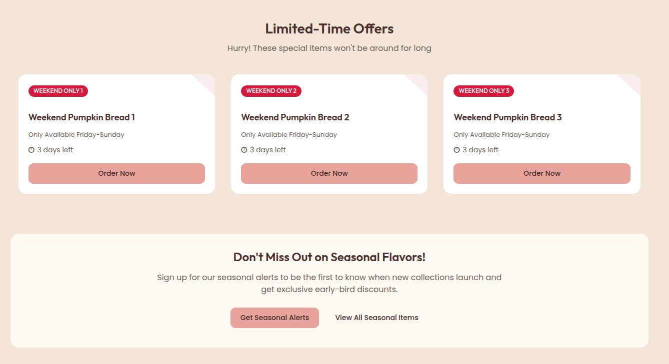 set Featured Page section