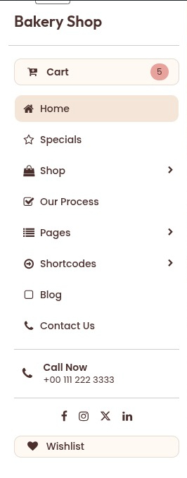 Final display of header