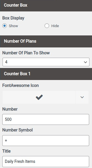 set Featured Page section