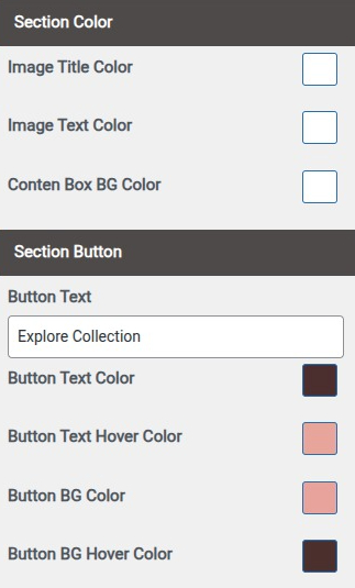 set Featured Page section