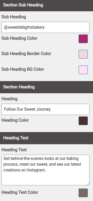 set Featured Page section