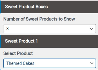 set Featured Page section