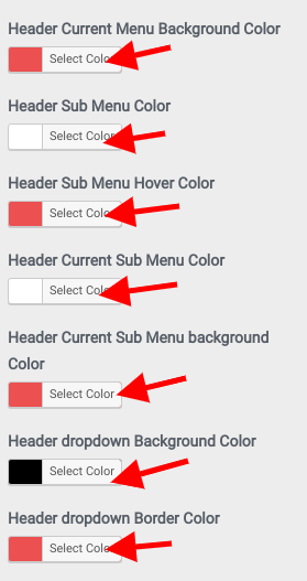 Set Header contact 