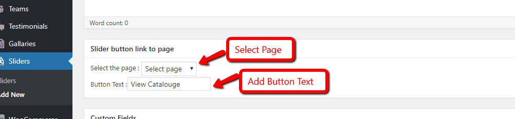 set slider