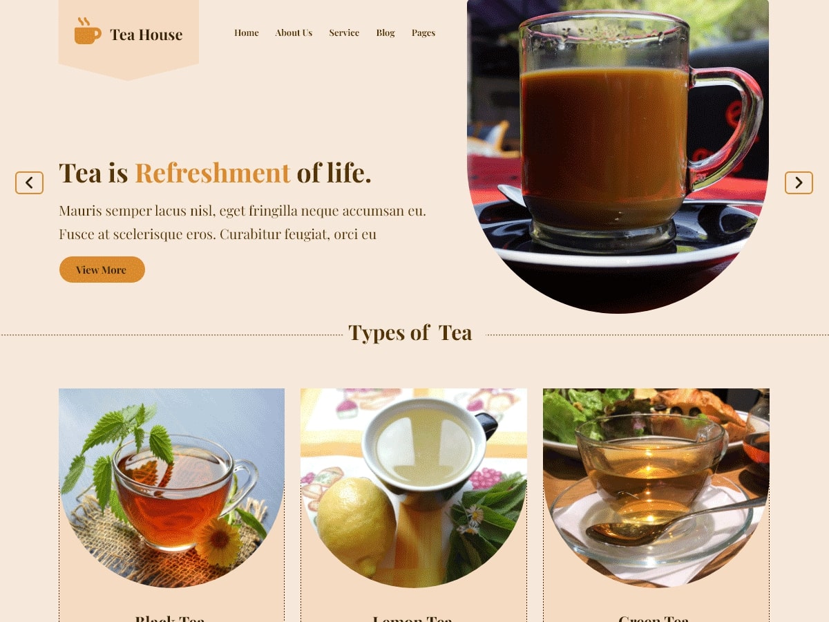 tea-cafe pro wordpress theme