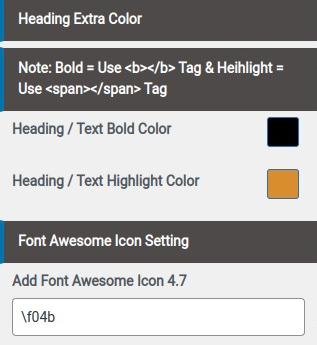 set Footer section