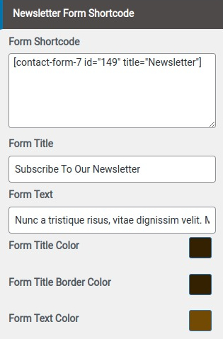 set contact section