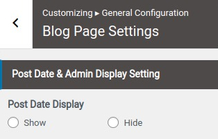 set Page Template