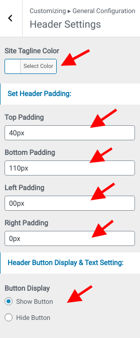 Set Header contact 