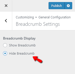 set Breadcrumb