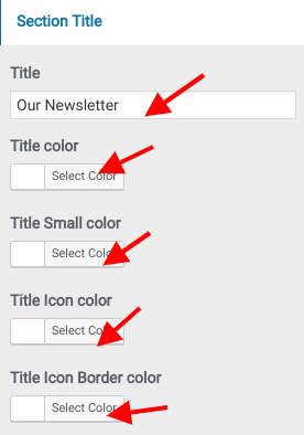 set contact section