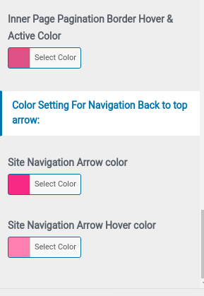 set Footer section