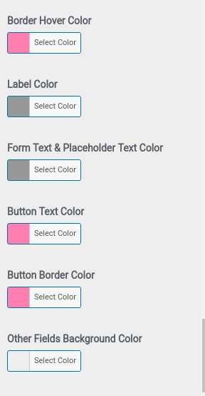 set Footer section