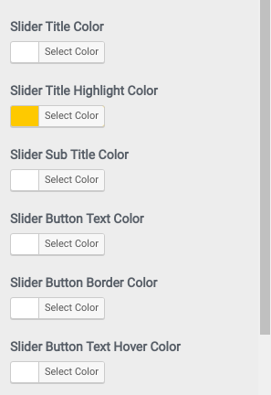 Create New Slider