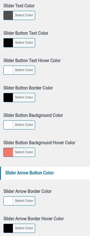 set slider