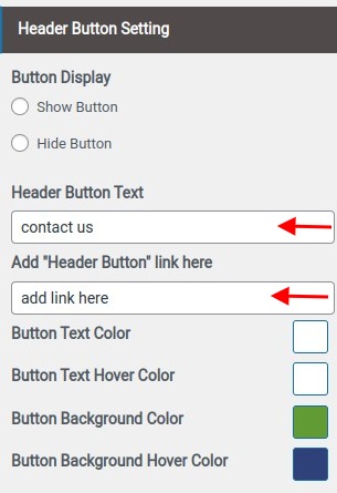 Set Header contact 