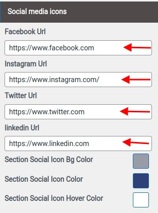 set contact section