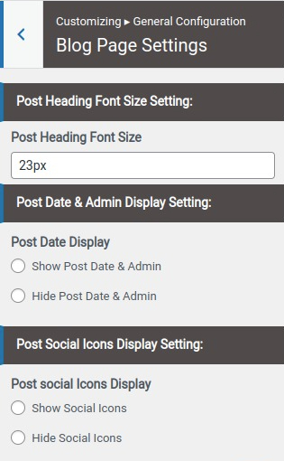 set Page Template