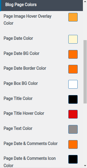 set Page Template