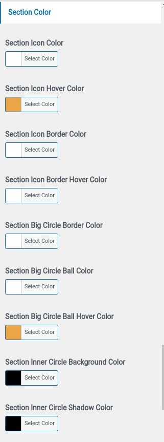 set contact section