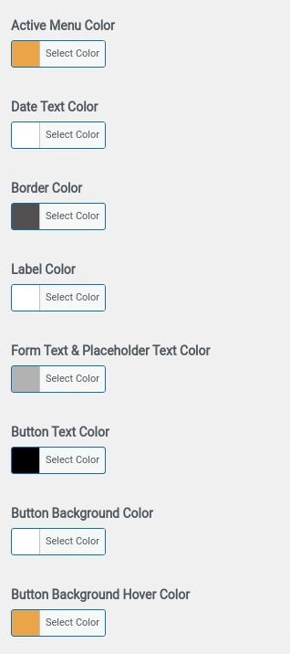 set Footer section